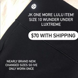Lululemon Luxtreme Wunderunder Legging